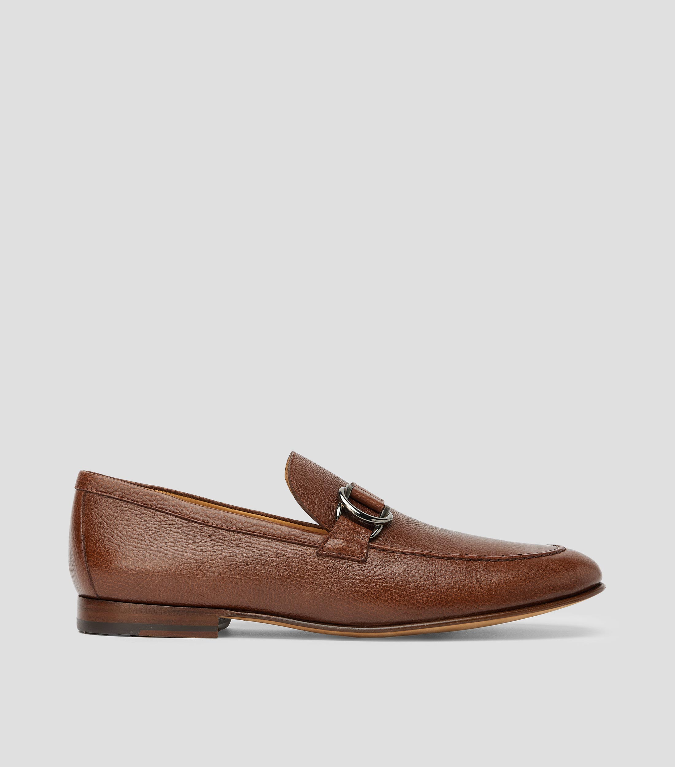 Mocasines en piel Hombre